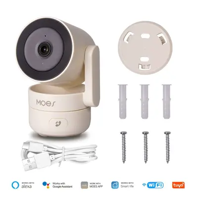Tuya WiFi Akıllı Ev Kapalı PTZ 4MP Akıllı Güvenlik Kamerası Kızılötesi Gece Görüş Hareket Monitörü - 7