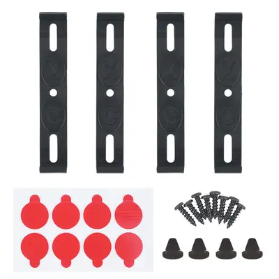 Europäischer Kennzeichenrahmen-Set, 4 Stück mit Clips - 7