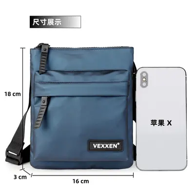 2025 Herrentasche Umhängetasche Casual Schultertasche Herrensrucksack Mini Handytasche Hochformat hochwertiges Design wasserabweisend leicht tragbar - 9