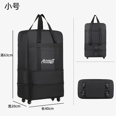 Neue Stilreisetasche für Flugreisen, großes Fassungsvermögen, elegant, Universal-Sport- und Fitness-Tasche, tragbare Aufbewahrungstasche, zum Transportieren. - 7