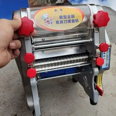 Household electric noodle machine, stainless steel, easy-clean blade system - 4