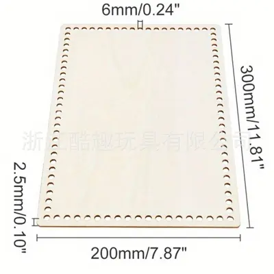Foreign trade wooden bag mini canvas fixed frame DIY round wooden board small embroidery frame perforated. - 8
