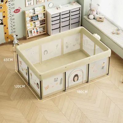 Foldable Baby Play Yard with Crawling Mat, No Installation, for Small Apartments - 10