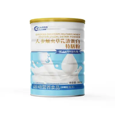 人参虫草乳清蛋白粉牛初乳高钙营养补充剂中老年运动营养食品批发