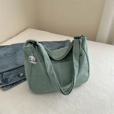 Large Capacity Women's Single Shoulder Crossbody Bag, Minimalist Korean Style - 9