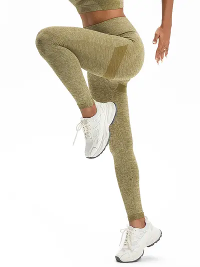 High-Stretch Yoga Pants, High Waist, Tummy Control, Quick-Dry - 3