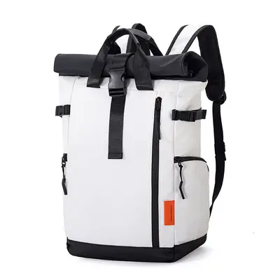 Roll-Edge Backpack, Large Capacity Laptop Backpack for School and Travel - 8