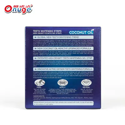 Teeth Whitening Strips, Wet Application, Removes Yellow Stains - 5