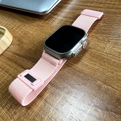 Nylon Magnetic Strap for Apple Watch S10, 42mm 46mm - 9