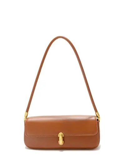Minimalist Korean Style Baguette Underarm Bag, Women's Single Shoulder Handbag