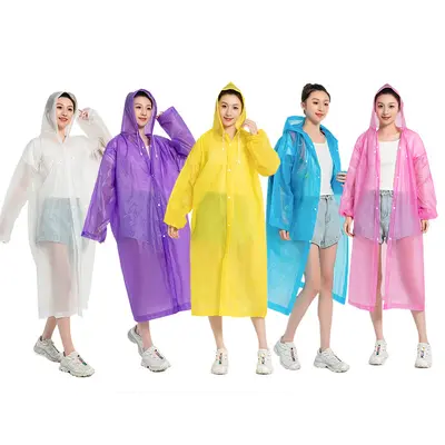 Yetişkinler için tek kullanımlık yağmurluk, kalınlaştırılmış, şişmanlaştırılmış, büyütülmüş ve uzatılmış, eva açık hava müzik festivali konseri uzun yağmurluk