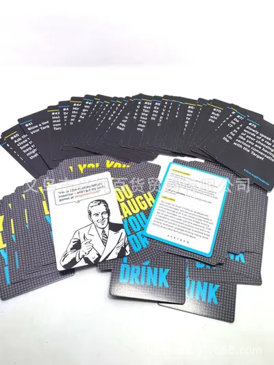 You Laugh You Drink, английская семейная карточная игра для вечеринок.