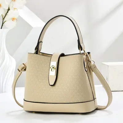 Women's Bucket Bag, Large Capacity, Retro Shoulder and Crossbody - 8