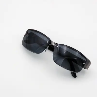 Modische Herren-Sonnenbrille, randlos, Modell 1641 - 6