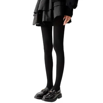 Coffee Matte Velvet Tights, Autumn Winter, Anti-Snag Pantyhose - 13