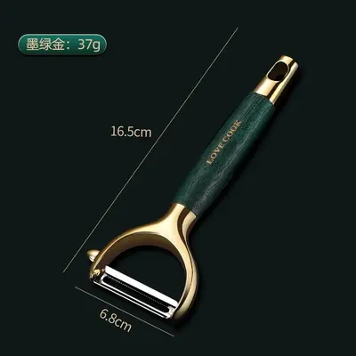 Fruit peeler knife solid wood handle sharp - 7