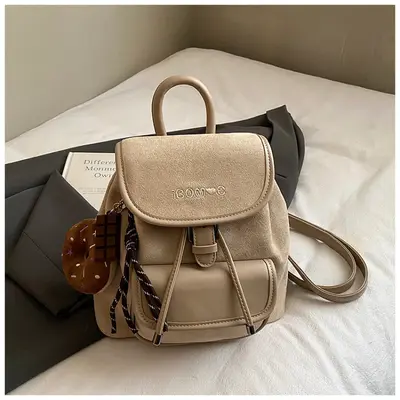 Retro Large Capacity Women's Backpack for Travel and Commuting - 8