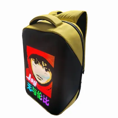 LED Bicycle Backpack, Polyester Material - 11