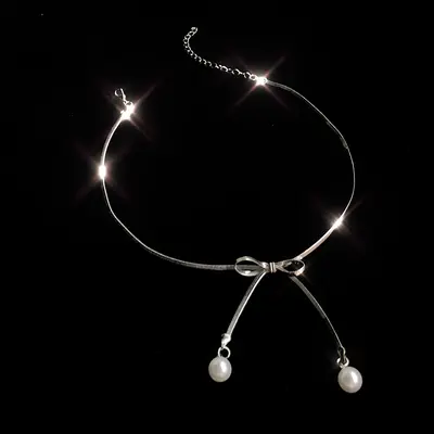 Strass-Quasten-Halskette, edles Design Schlüsselbein-Kette - 9