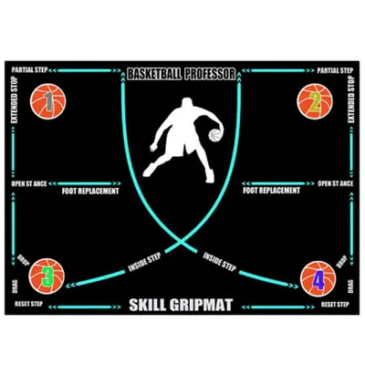 Basketbol ayak çalışma matı, diatomit, ses yalıtımlı ve kaymaz - 12