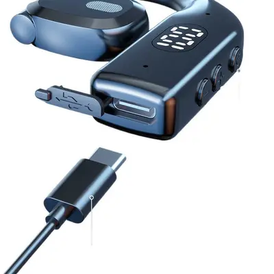 Kabelloses Bluetooth-Ohrset, offenes Design zum Aufhängen, Mono-Ohrstöpsel, hochwertige Klangqualität, kristallklare Anrufe, extralange Akkulaufzeit, Sportausführung, universell für linkes und rechtes Ohr