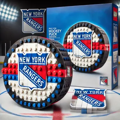 Ice Hockey Series Building Block Toy Model, Lego Compatible Assembly Set - 9
