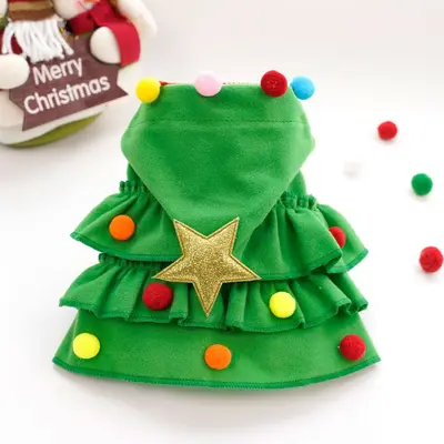 Autumn Winter Christmas Pet Clothes for Cats and Dogs