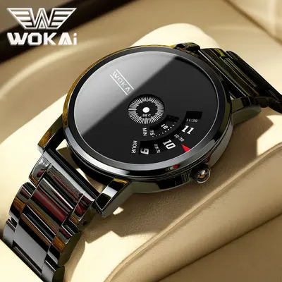 Waterproof Mens Quartz Watch, Stainless Steel, for Couples