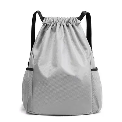 Sports Backpack with Printable Logo, Water-Resistant Drawstring - 10