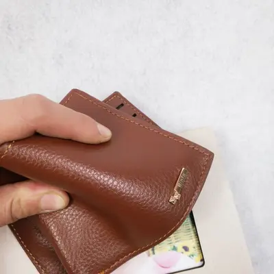 Men's Multifunctional PU Leather Short Wallet, Horizontal Design - 3