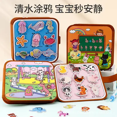 Children's Cartoon Toy Set with Light-Up Magic Wand, Music Instrument, Early Education Puz - 3