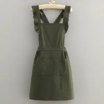 Japanese-Style Restaurant Apron, 100% Cotton, for Women and Men