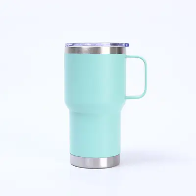20oz paslanmaz çelik termos bardak, büyük kapasiteli, taşınabilir - 8
