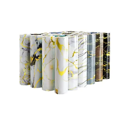 Imitation Ceramic Tile Marble Wall Sticker Waterproof Self-Adhesive
