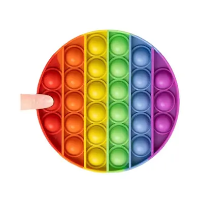 Rainbow Pop-It Fidget Toy for Kids, Stress Relief and Educational - 2