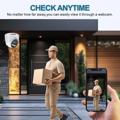 8-Channel AHD Camera Kit with HDMI Connection