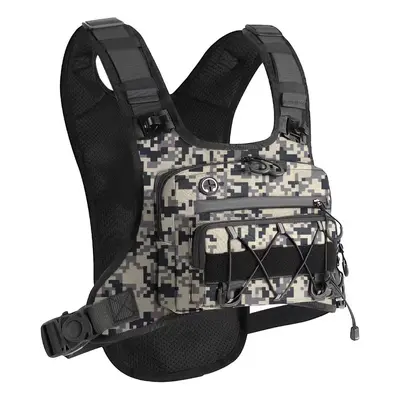 Outdoor-Sport-Fahrradrucksack multifunktional Wandern Bergsteigen Weste leicht Taktik Rucksack Gelände Brustbeutel - 11
