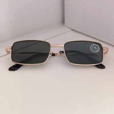 Rhinestone Temple Sunglasses with Flat Crystal Glass Lenses, Non-Prescription - 9