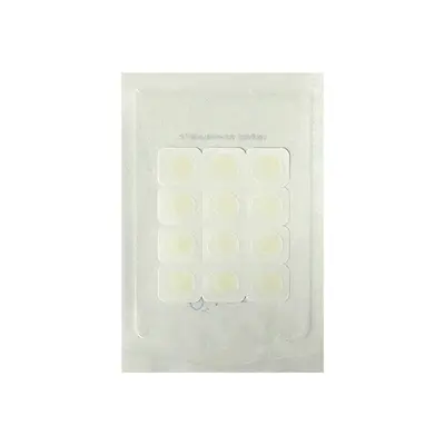 12-Piece Edge-Sealing Hydrocolloid Pimple Patch, Transparent Round - 6