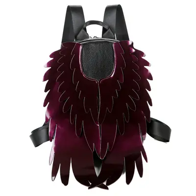 Women's Laser Wing-Design Fashion Backpack, Multi-Colour - 4