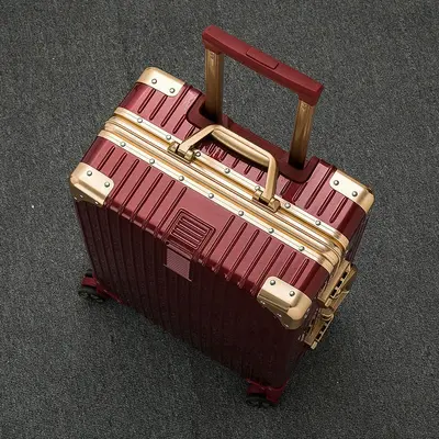 Aluminium Frame Universal Wheel Combination Lock Carry-On Case - 9