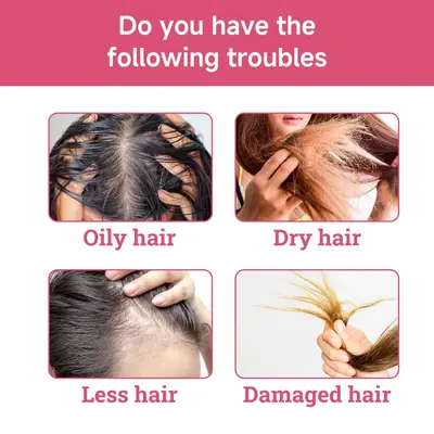 OUHOE Hair Care Oil for Curly Hair, Light Scent, Shine