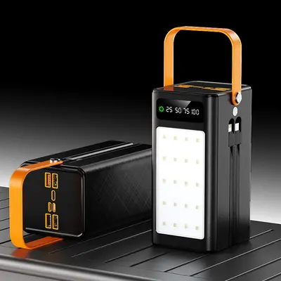 Sınır Ötesi Yeni Model Güneş Enerjili Hızlı Şarj Powerbank 200000mAh Süper Büyük Kapasiteli Mobil Güç Kaynağı - 11