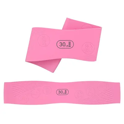 Yoga Resistance Band for Leg Strength Training, 100% Natural Silicone Elastic Band - 3