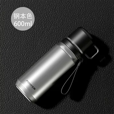 Large Capacity Insulated Water Bottle with Tea Infuser, Stainless Steel - 13