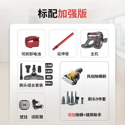 Wireless Rechargeable Handheld Vacuum Cleaner High Suction - 8