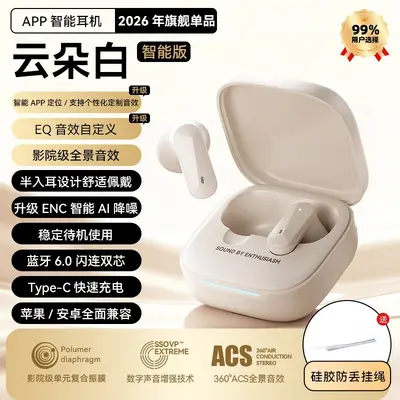 Halb-In-Ear Bluetooth-Ohrhörer, Rauschunterdrückung, extralange Akkulaufzeit, angenehm - 9