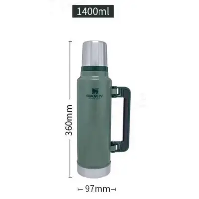 Stanley Paslanmaz Çelik Termos, 1 Litre Büyük Kapasiteli Seyahat Şişesi - 7
