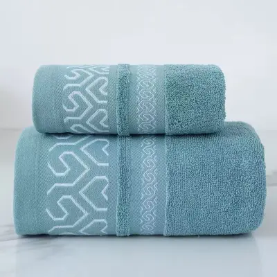 Sınır Ötesi Havlu Banyo Havlusu İhracat Polyester Pamuk Seti Yüz Havlusu Süper Emici Polyester Pamuk Havlu Banyo Havlusu Toptan