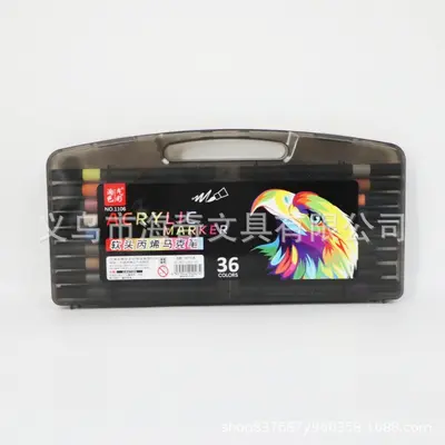 Acryl-Marker-Set weiche Spitze wasserlöslich - 9